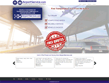 Tablet Screenshot of airportservice.com